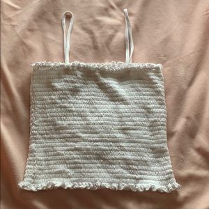White crop top